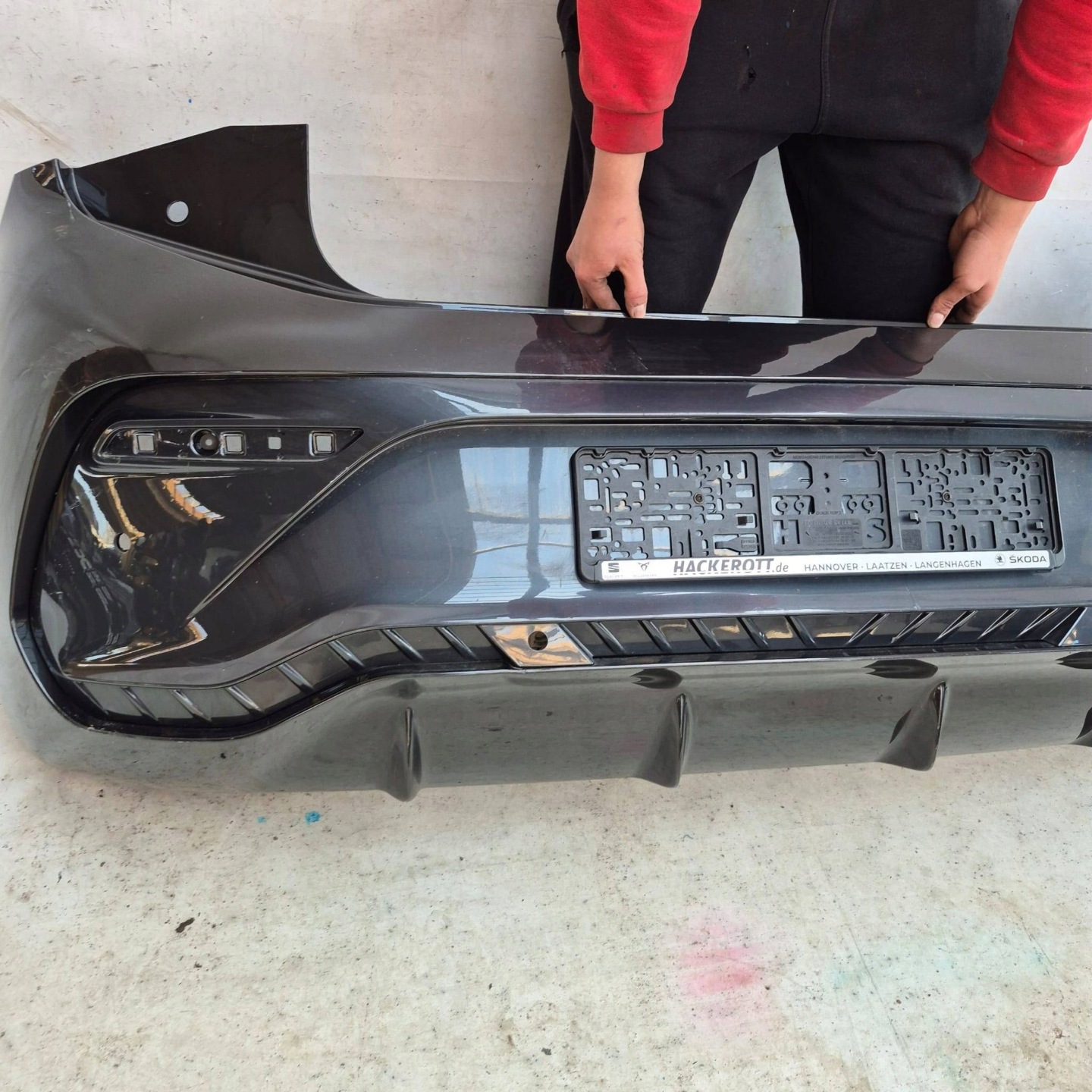 CUPRA BORN 21-> bumper rear part rear PDC