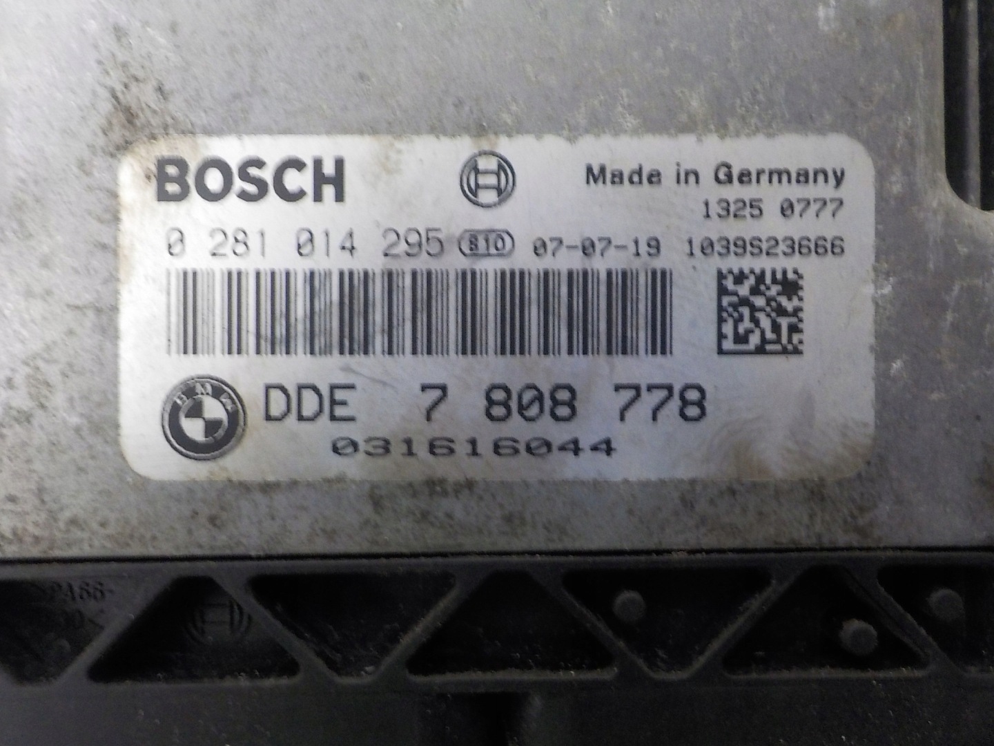 MINI COOPER Computer Bedienteil 7808778 0281014295