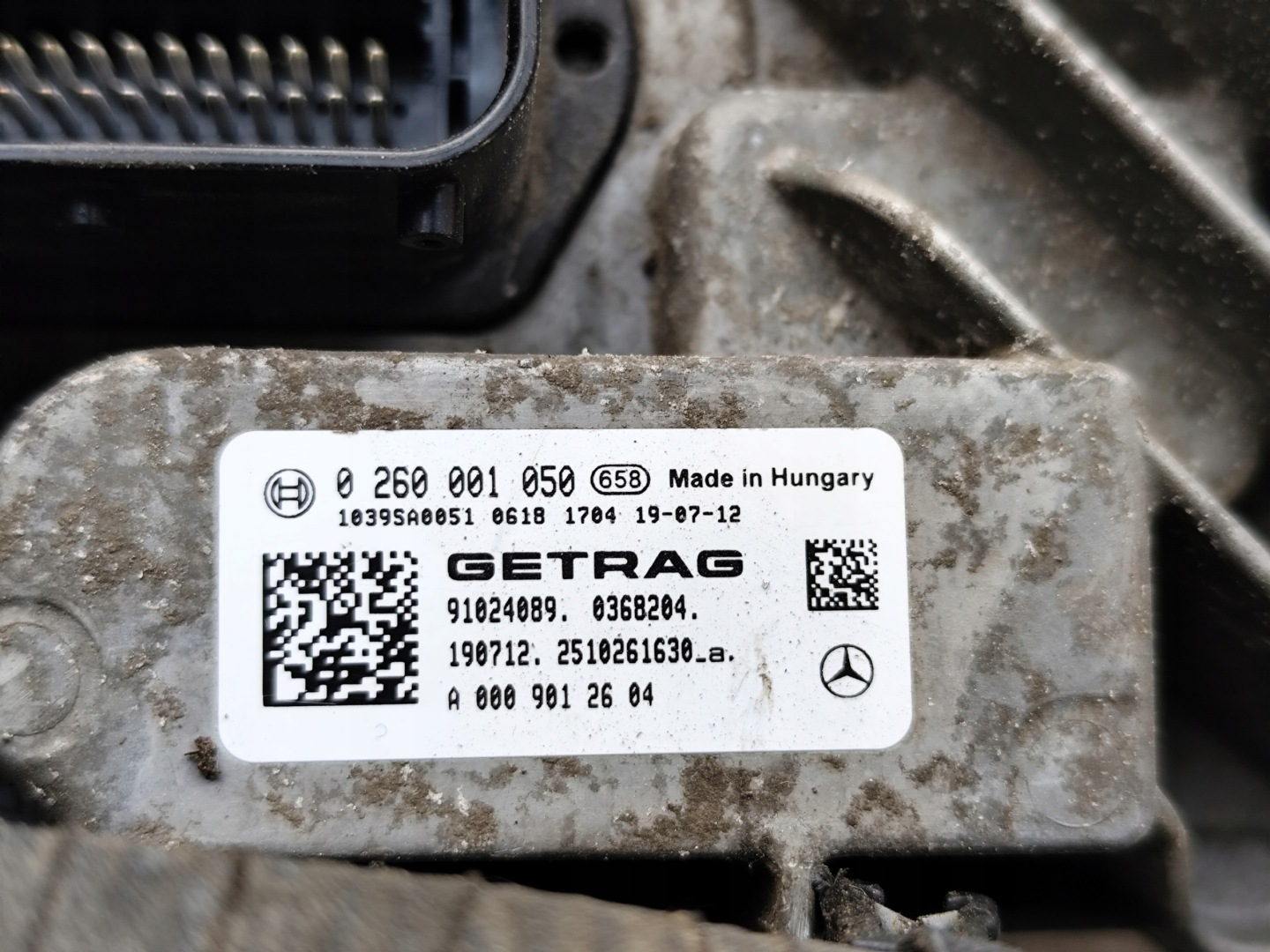 MERCEDES B KLASA W247 2019 control unit module gearboxes A0009012604