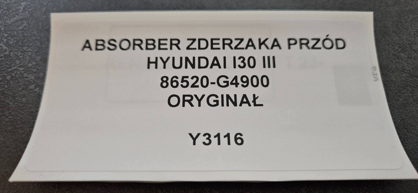 Absorber nárazníku předního předek Hyundai i30 86520G4900