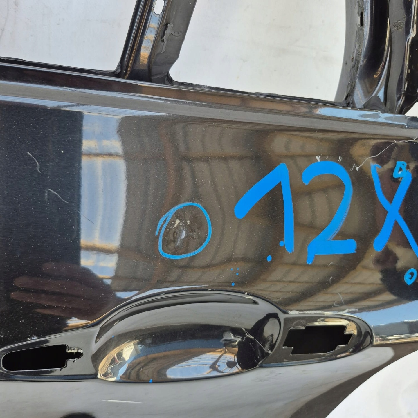 BMW X6 E71 07-14 door rear part rear. left
