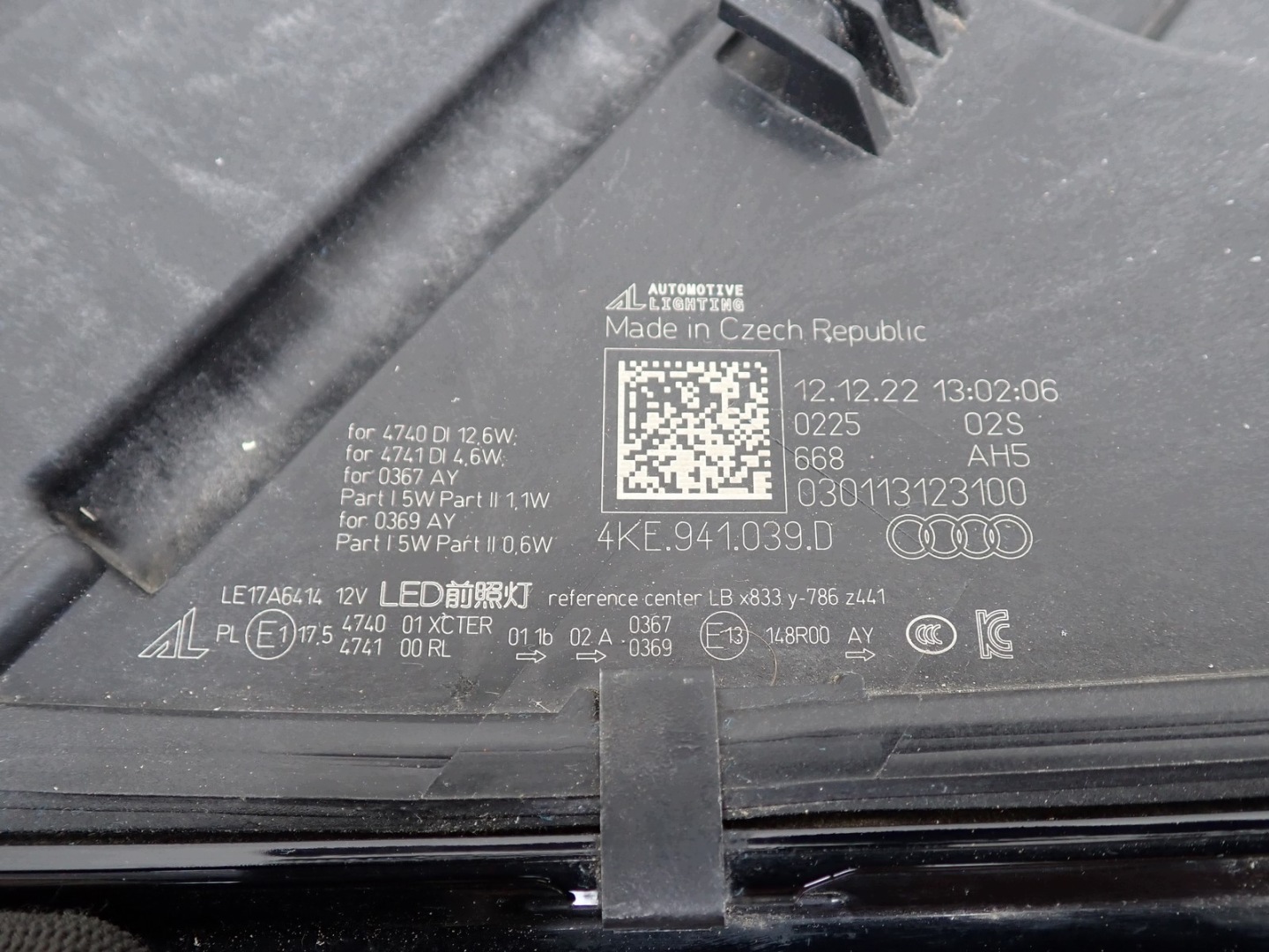 light left left FULL LED AUDI E TRON 4KE 2019- 4KE941039D 122