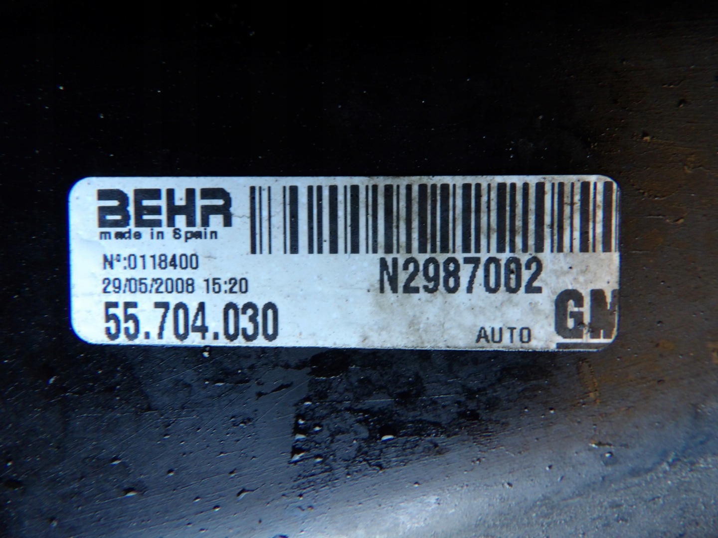 Opel Corsa D ventilátor chladiče 55.704.030 N2987002