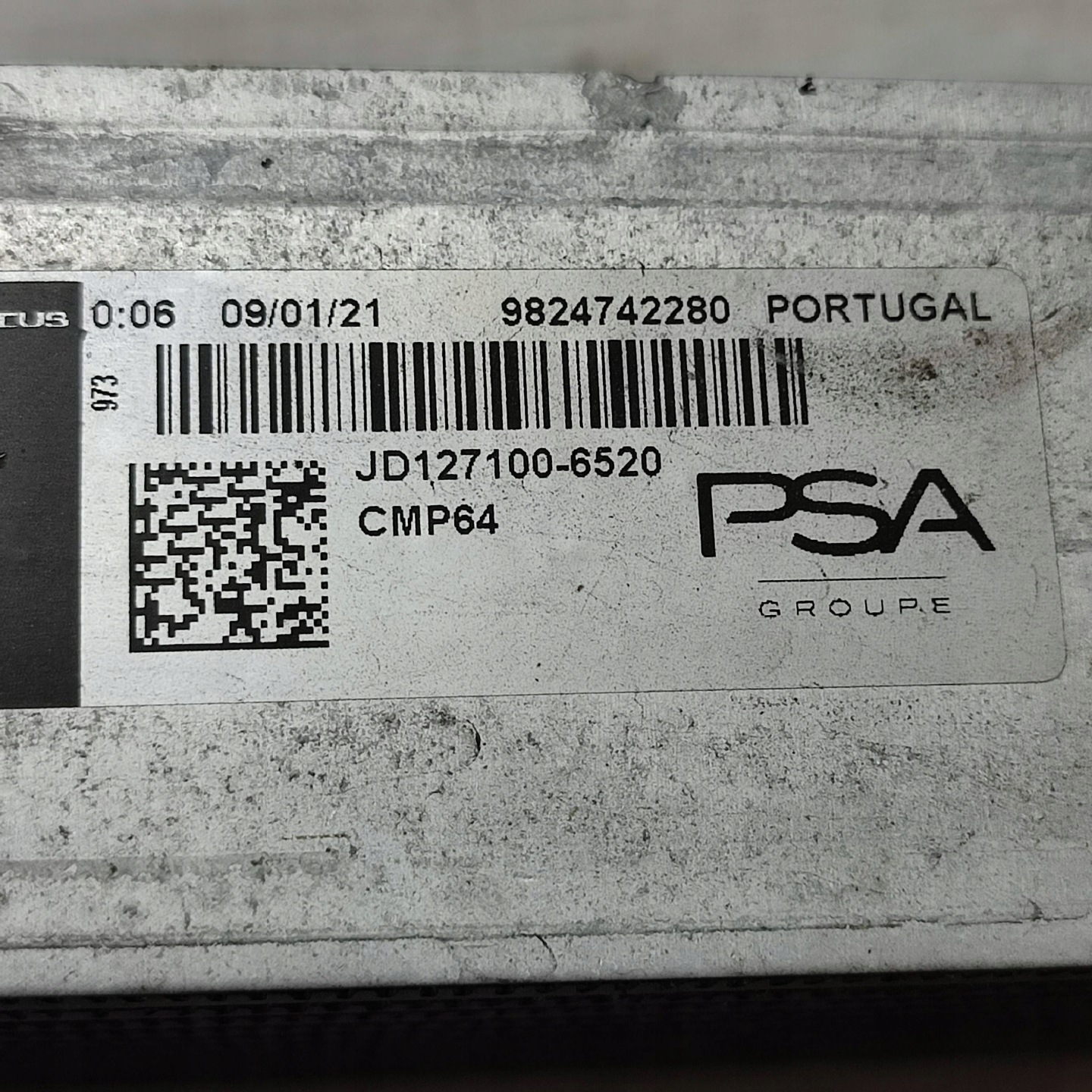 Intercooler Opel Corsa F 9824742280