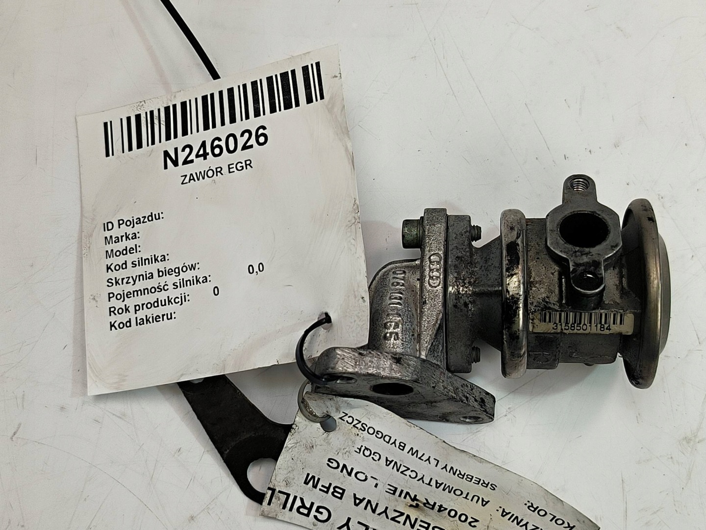 EGR valve 076131165 . AUDI A8 D3