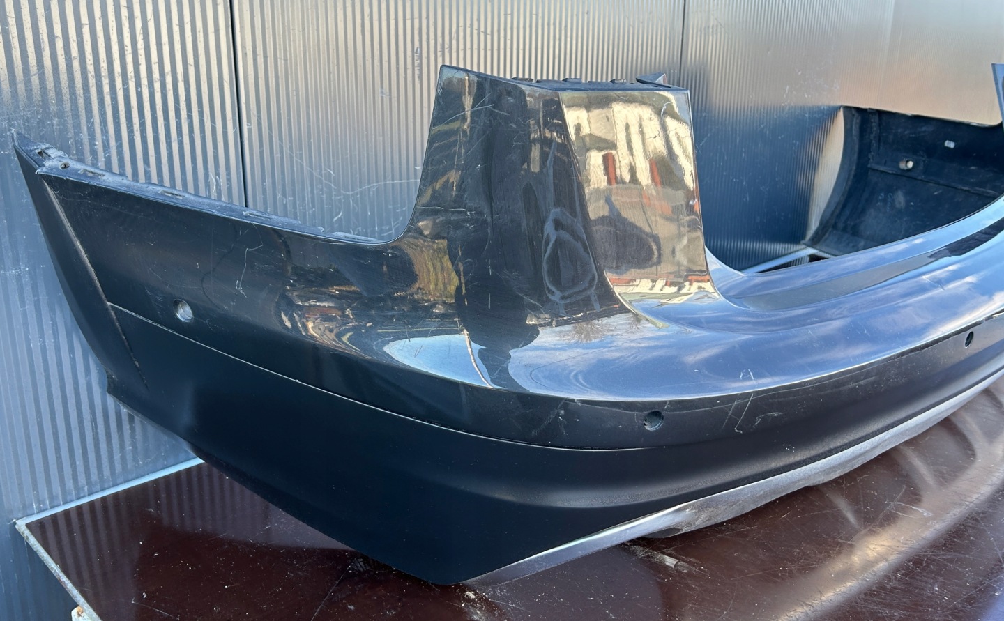 bumper rear part rear AUDI A6 C7 ALLROAD 12- 6X PDC