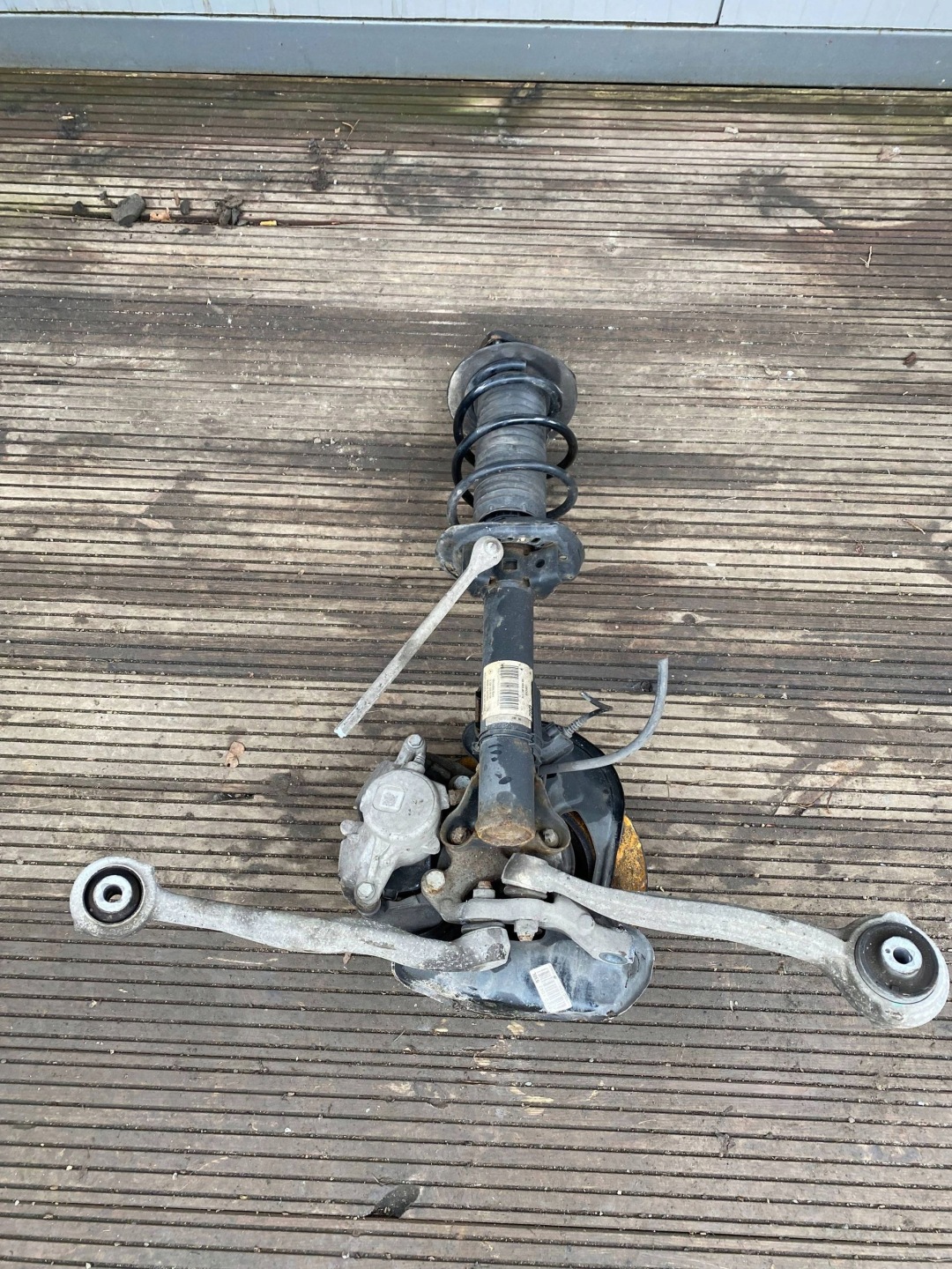 MERCEDES C W204 2.2 CDI complete McPherson swing left front