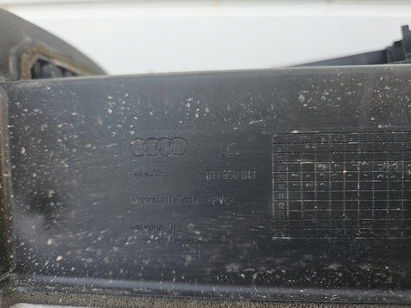 dashboard instrument panel console cockpit AUDI A5 S5 8T B8 8F black 08-16 original