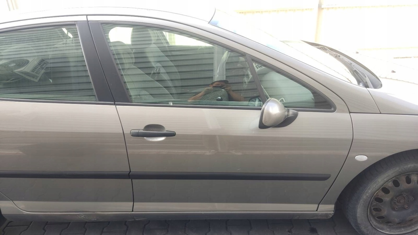 door complete right front mirror PEUGEOT 407 and KDAC