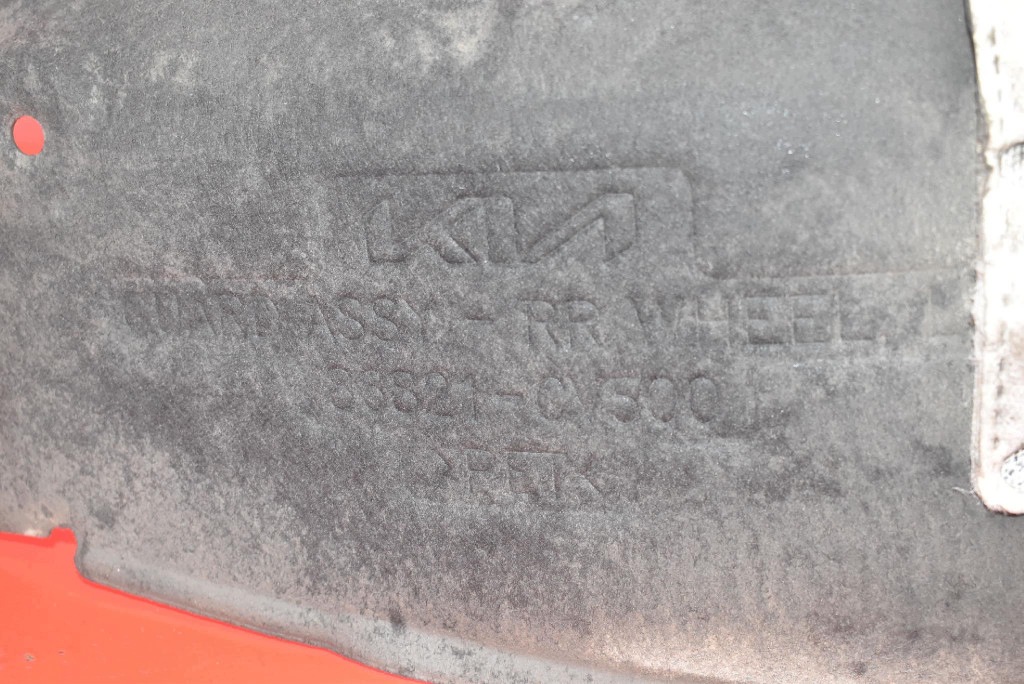 mudguard left rear part rear. 86821-CV500 KIA EV6 GT 21-24