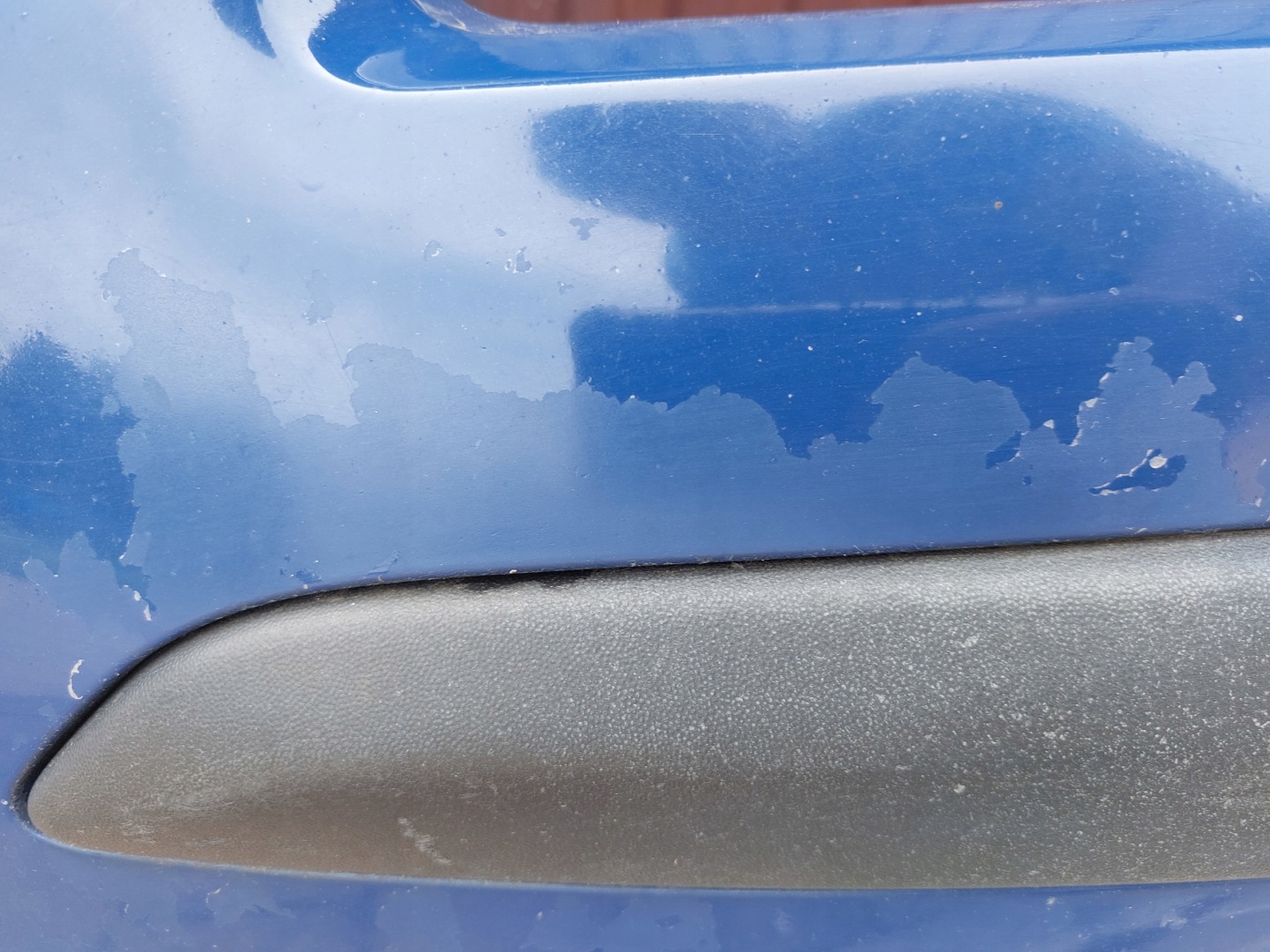 bumper front VW TOURAN and 1T0 FL LIFT 2007-2010 blue