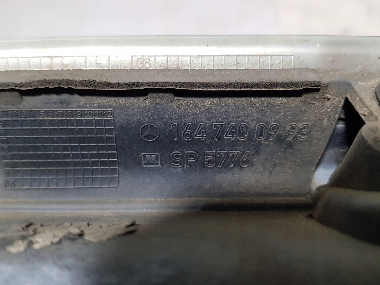 moulding cap bonnet boot CHROM MERCEDES GL X164