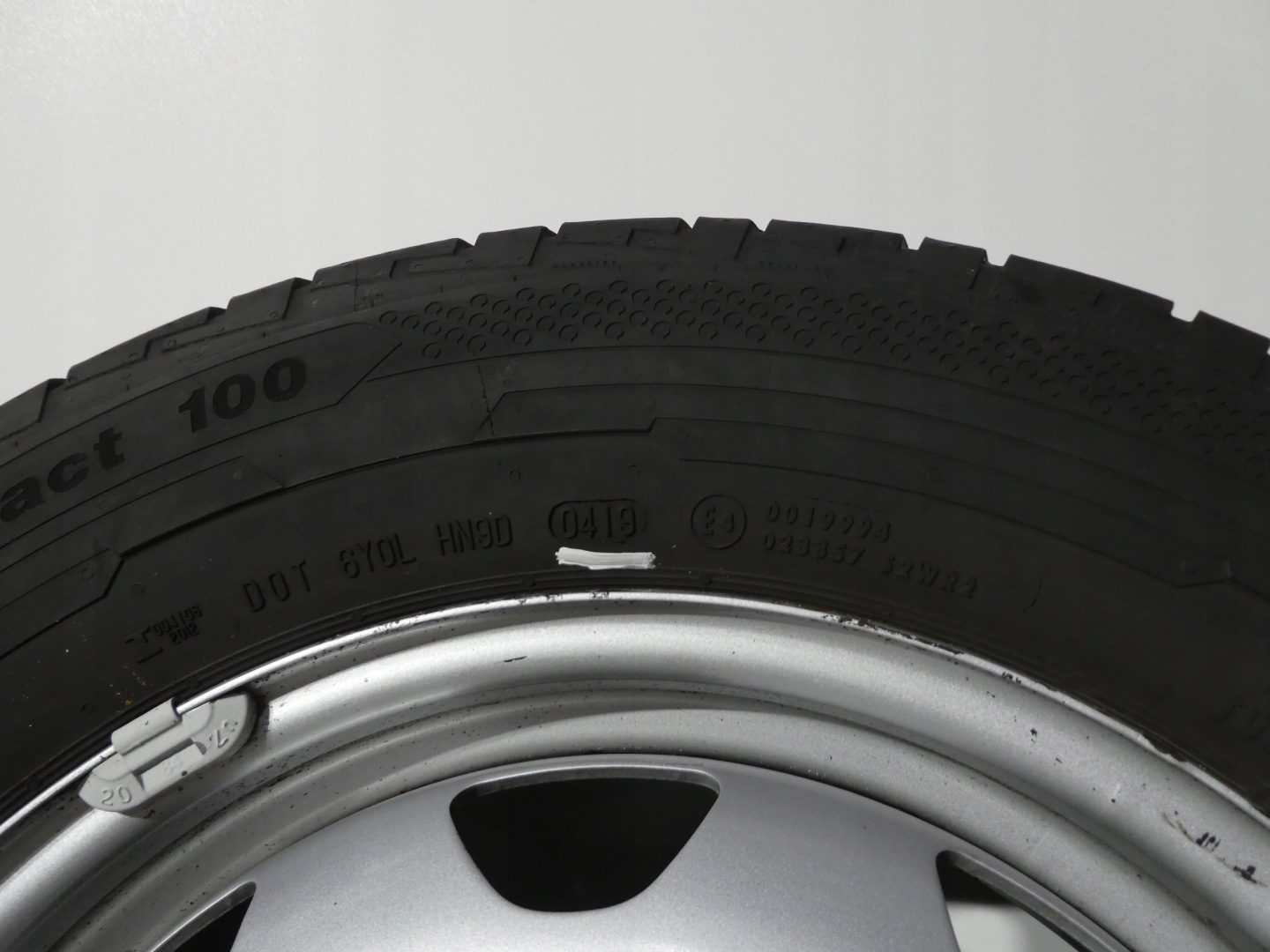 2X wheels discs tyres 7E0601027C VW T5 T6 215/65/R16C 2019R