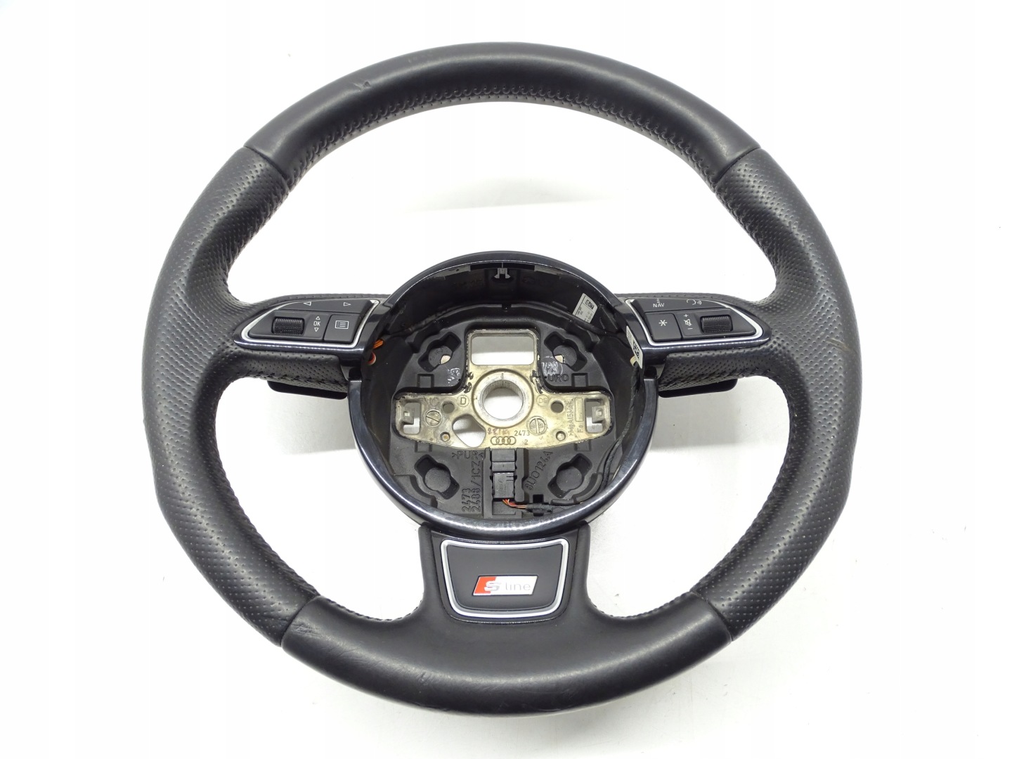 steering wheel, leather MULTIFUNKCJA with shifting SLINE AUDI Q3 8U 8U0419091S