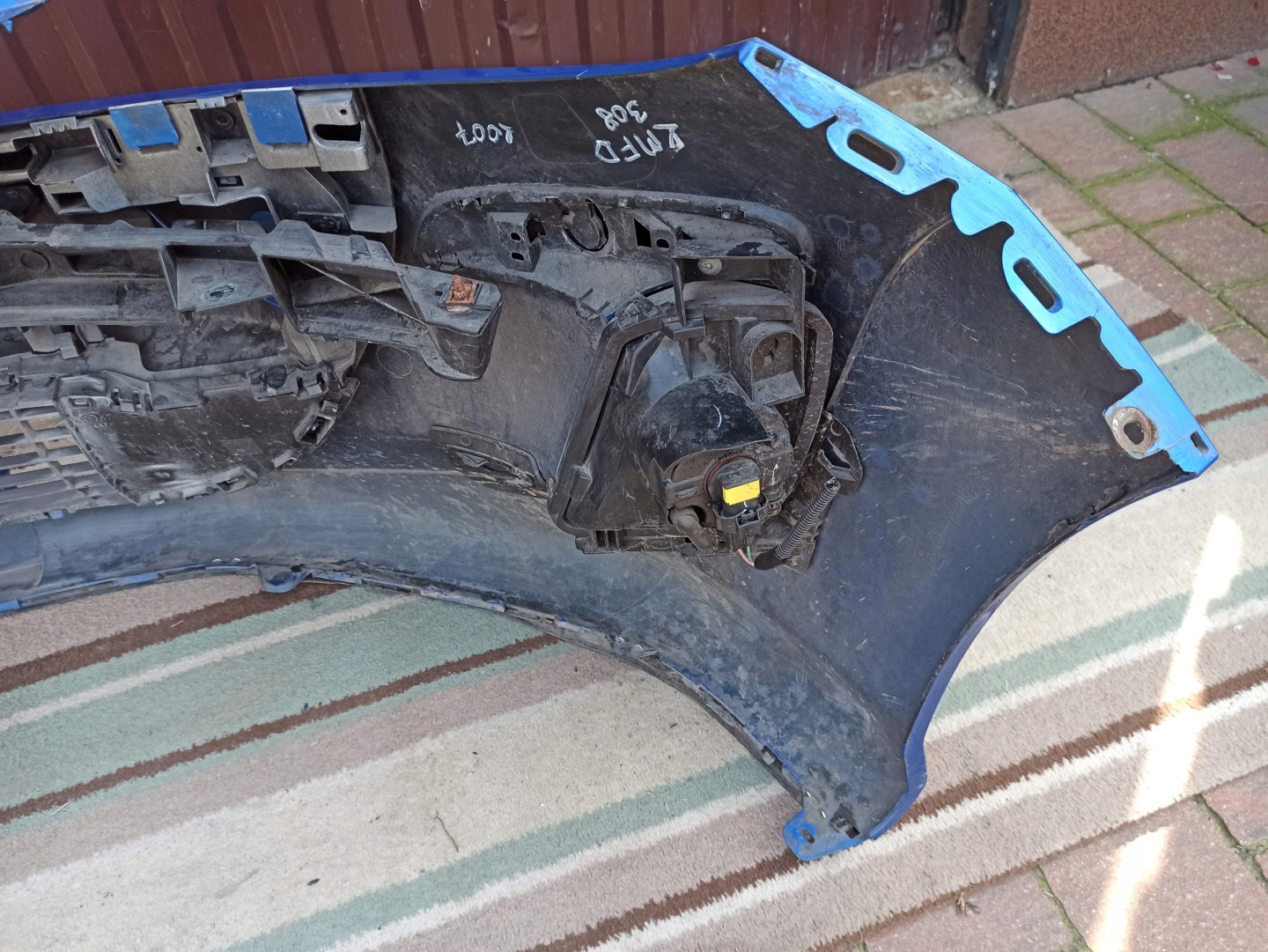 Paraurti Anteriore PEUGEOT 308 e 07-11r blu KMF