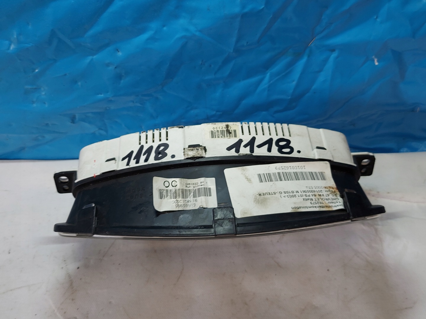 dials clock CHEVROLET MATIZ 1.0 B 96659619