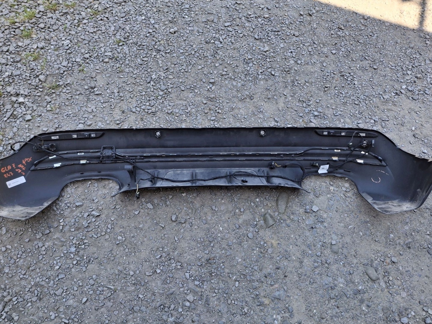 bumper rear SPOILER accessories MERCEDES GLA H247 II 2019R->