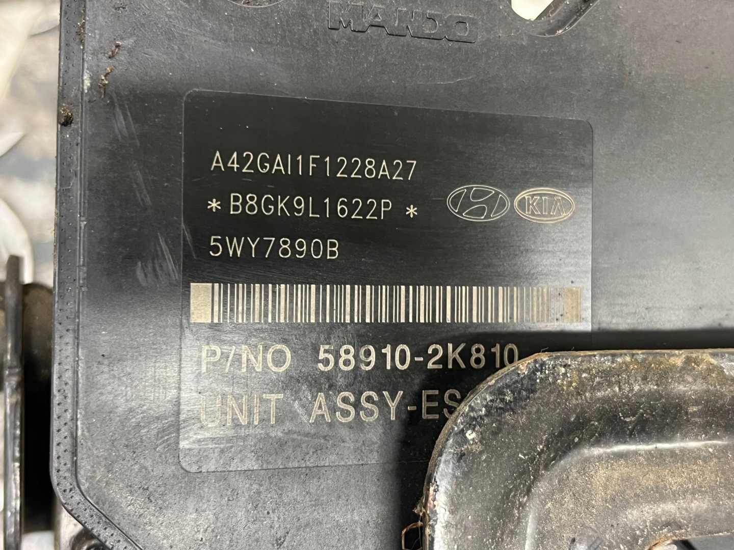 pump ABS KIA SOUL 58910-2K810