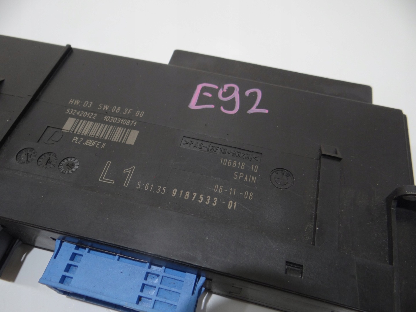 Centralina comfort BMW E92 9187533