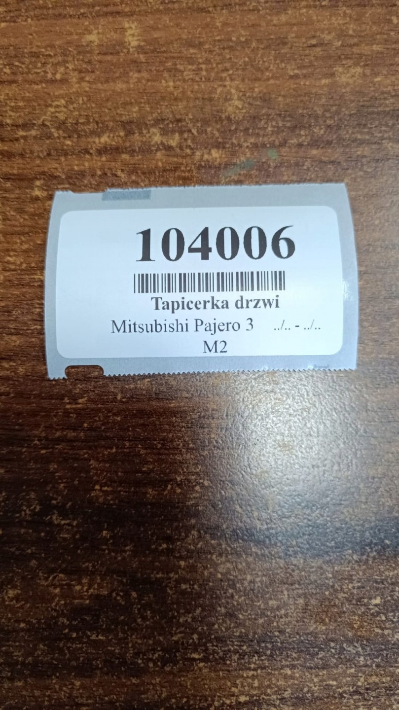 MITSUBISHI PAJERO 3 upholstery door right front