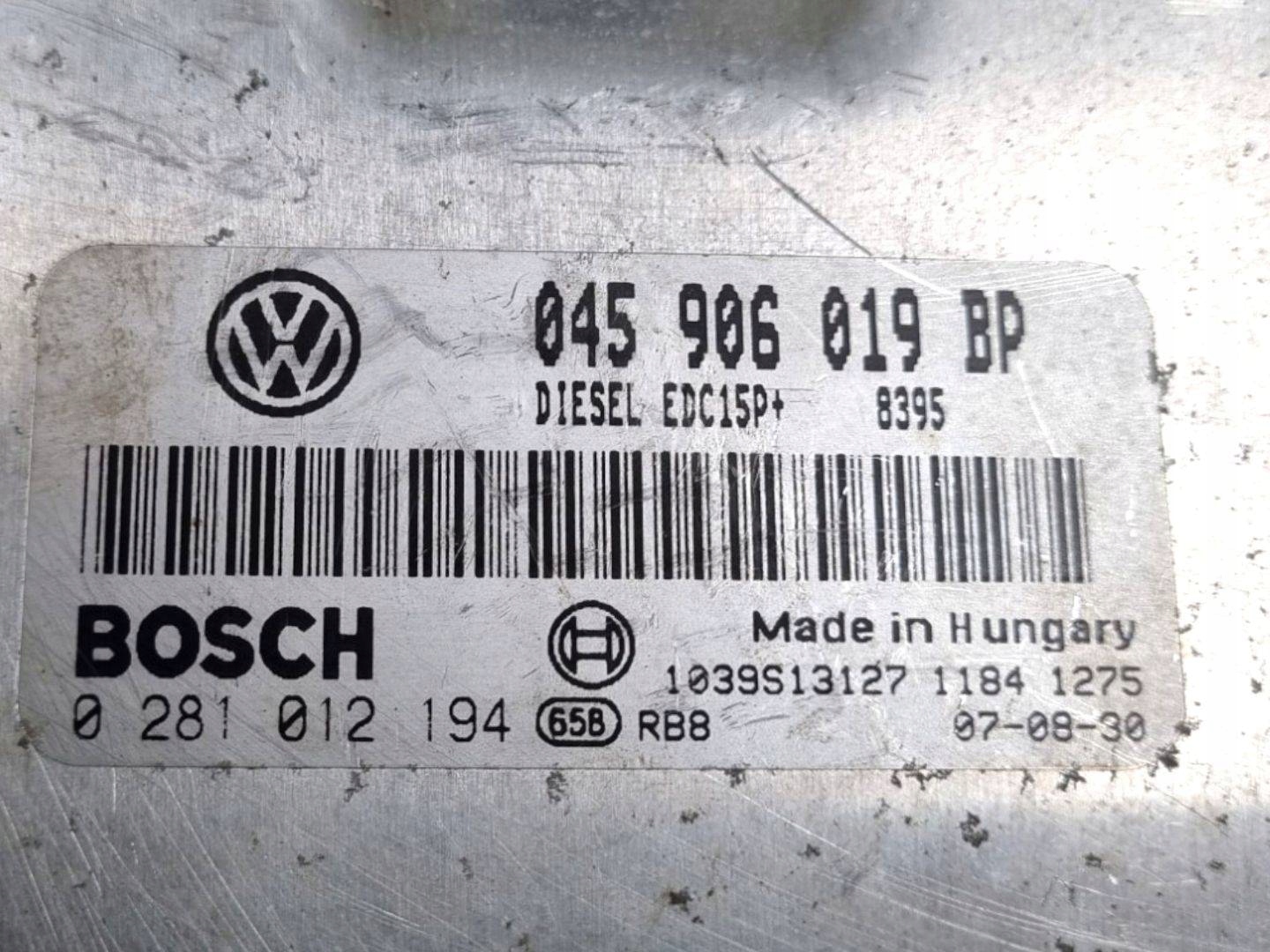 control unit of the engine Volkswagen Polo 4 facelift 2007 045906019BP