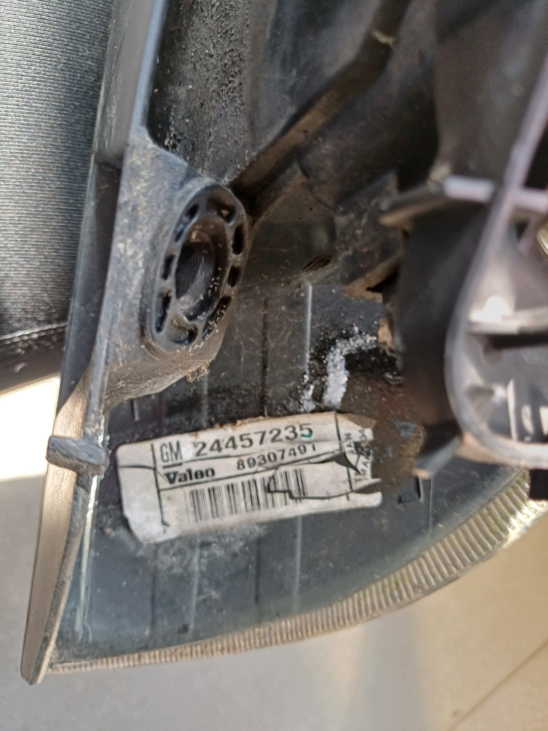 light left rear part rear OPEL CORSA C 3 door 24457235