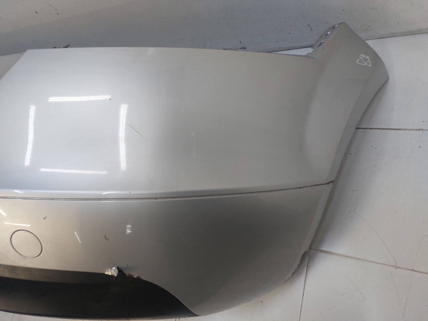 AUDI TT 8J 06r-> bumper rear part rear complete