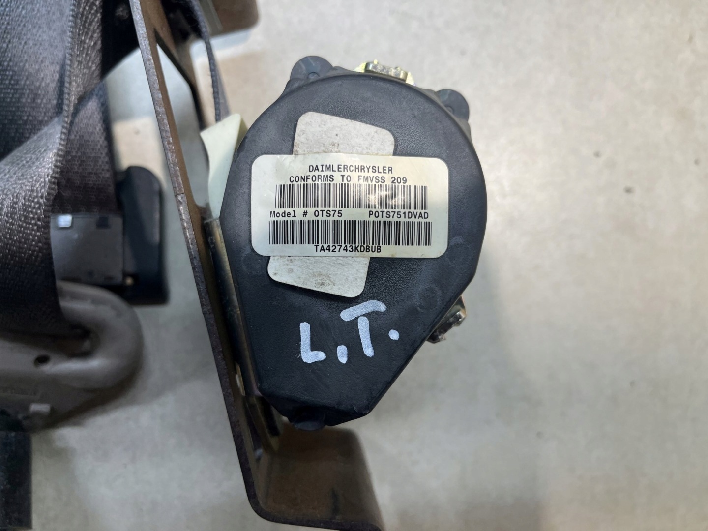 Gurten Sicherheits links heck PACIFICA 3.5 V6 P0TS751DVAD