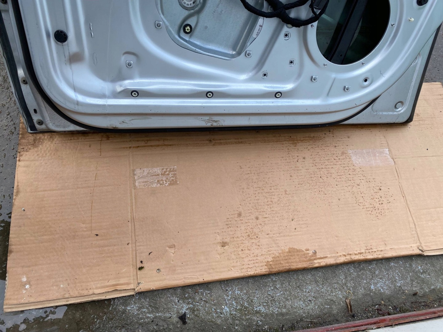 VW GOLF VI KOMBI complete door right front front LA7W SREBRNY