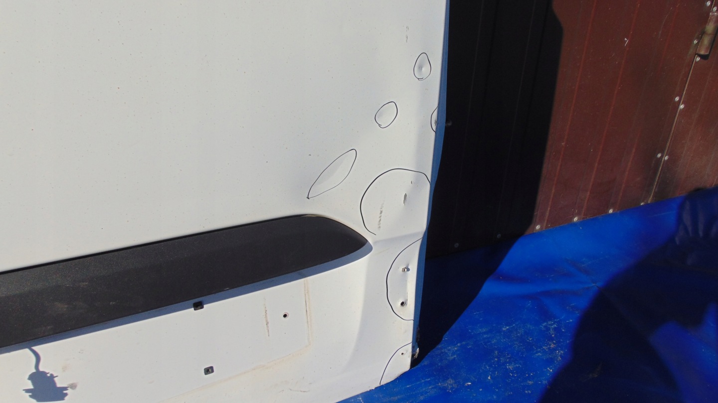 door left rear part MERCEDES SPRINTER A910 A907 18-25R