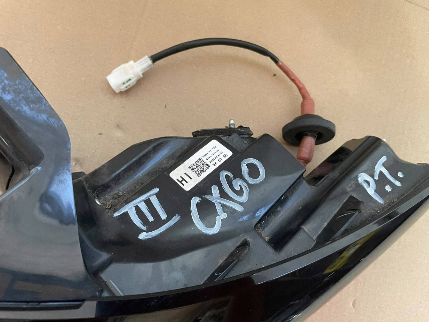 light rear rear part side right Mazda CX-60 KBB451150 as new! "nr III"