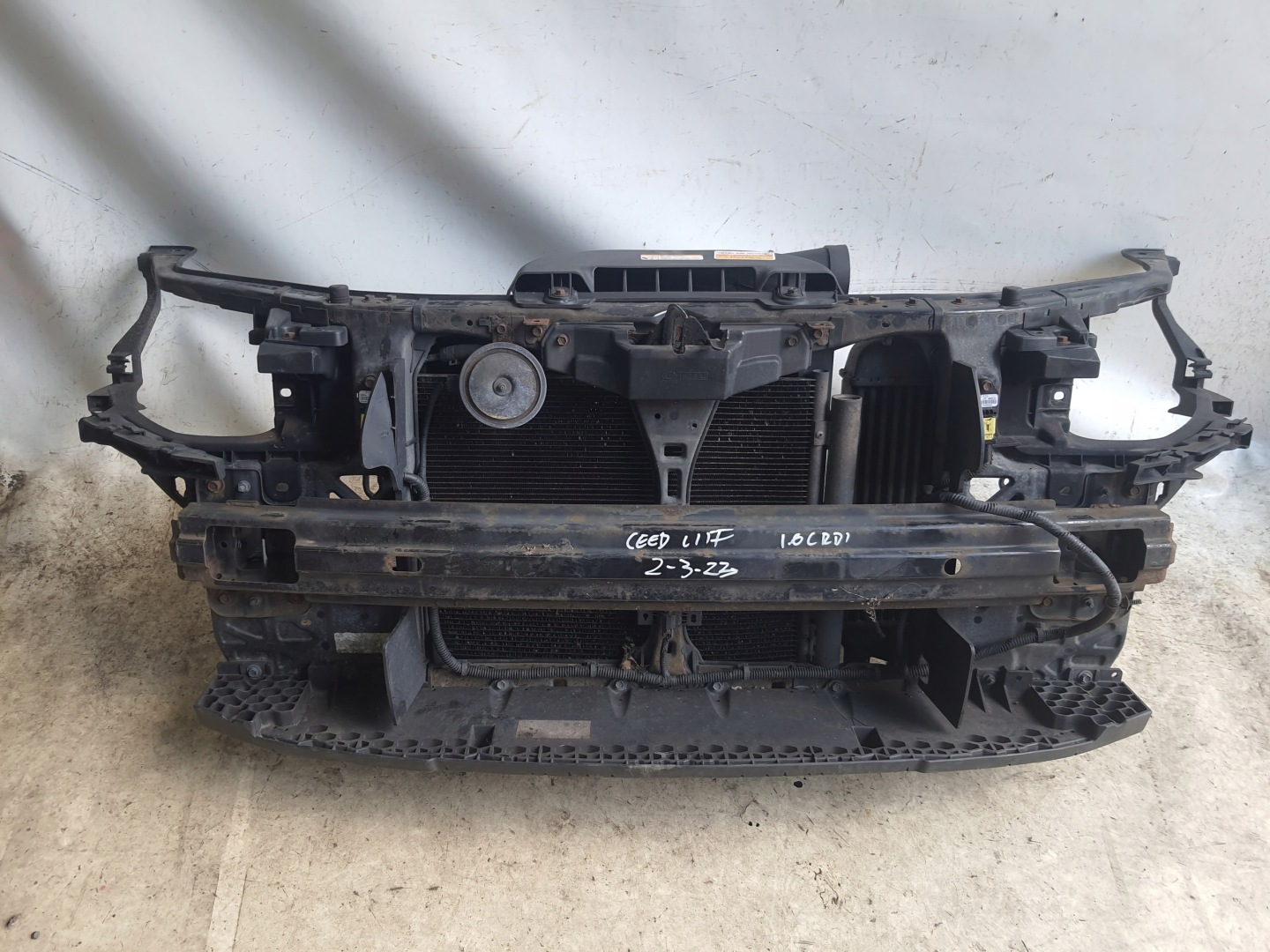 KIA CEED and LIFT 09-12 support panel for radiators CRDI