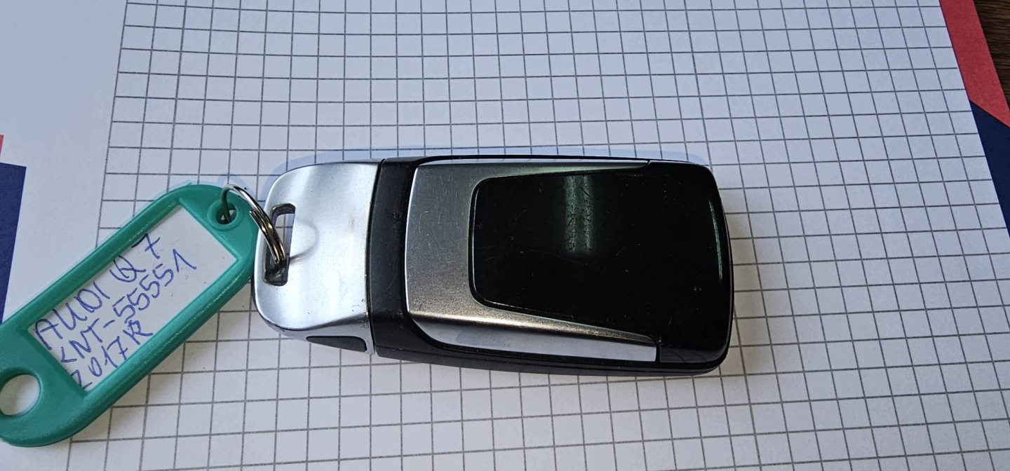 KARTA Clé PILOT AUDI Q7 II 4M
