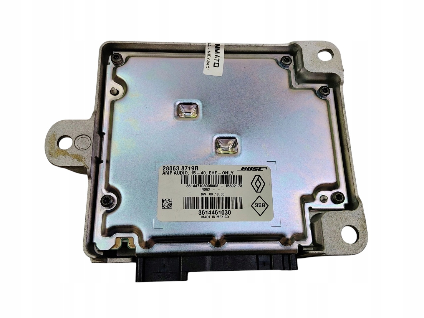 amplifier AUDIO BOSE RENAULT ESPACE V 5 (2014-2019) 280638719R