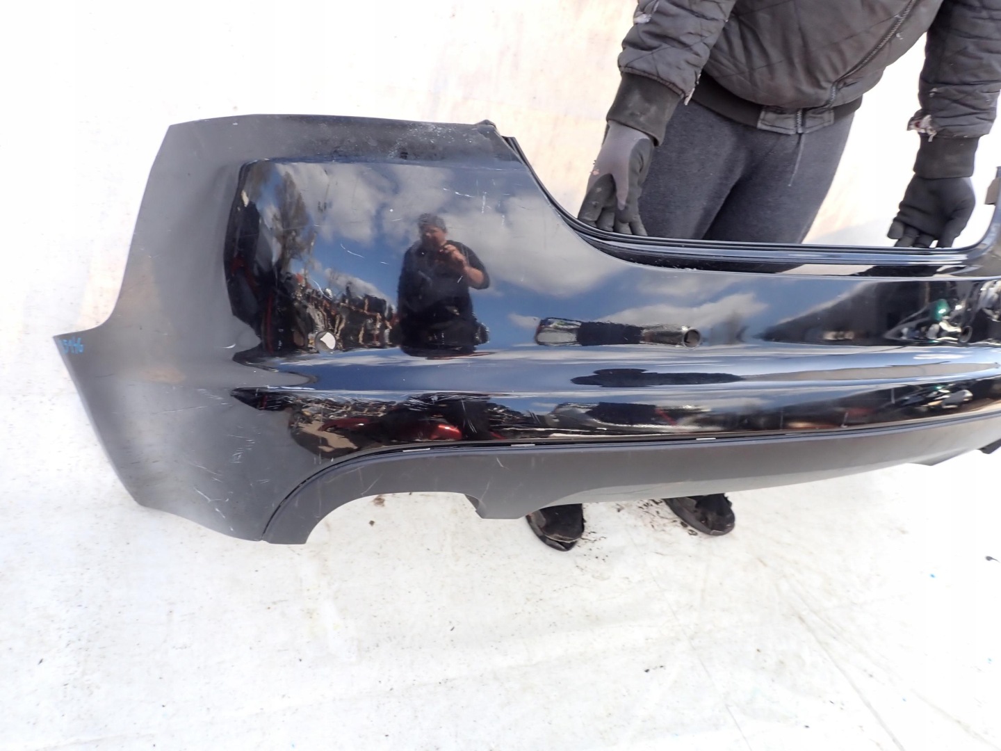 JAGUAR XF X250 07-11 bumper rear part rear 4PDC