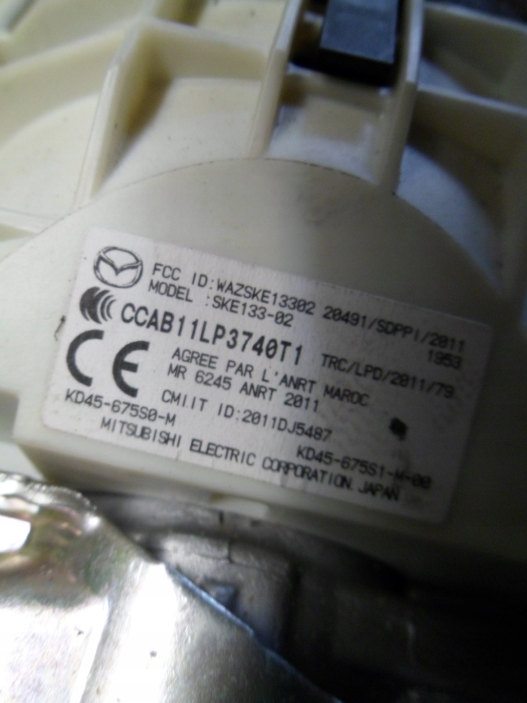 MAZDA 6 LIFT control electrics Q003TA6182 blocking