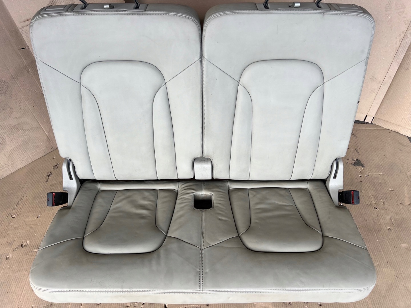 AUDI Q7 4L Sitze Sitz Sitz III 3 RZAD Leder JASNA