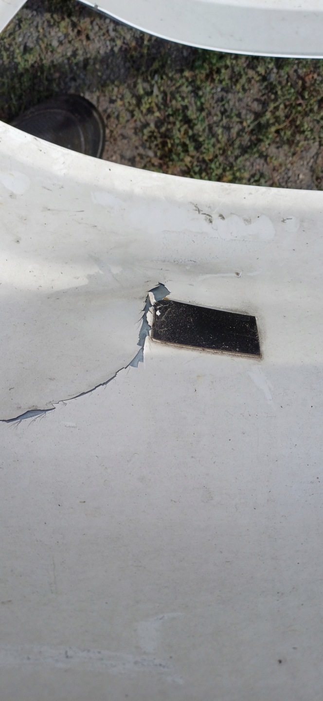MAN TGX side corner of a bumper side