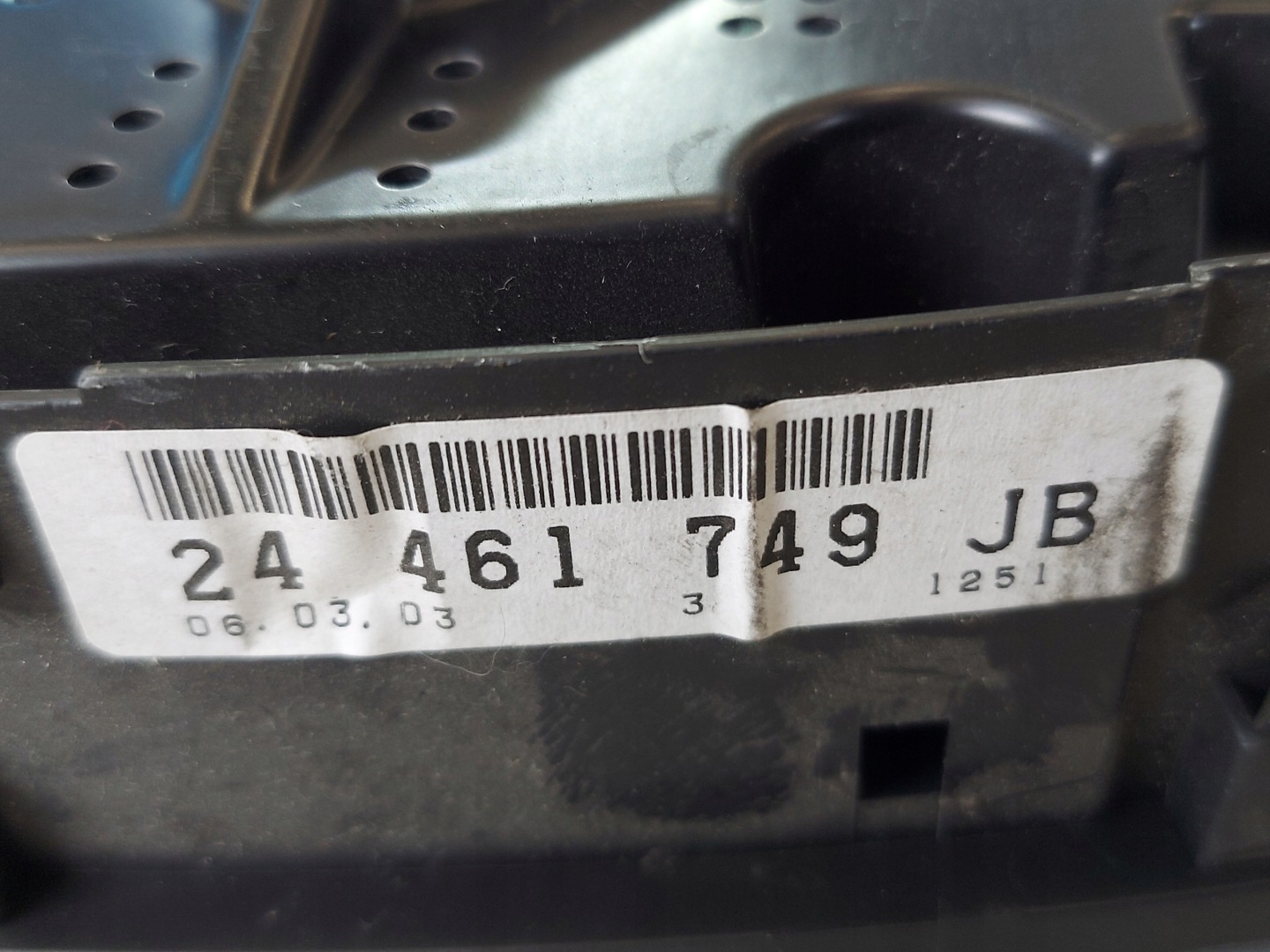 dials clock OPEL ZAFIRA A 2.2 DTI 24461749JB