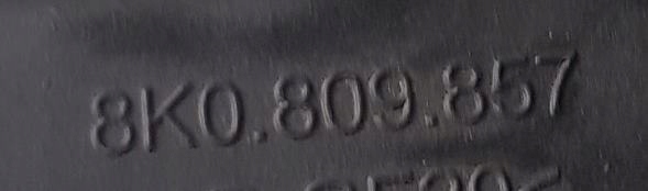 Tankklappe des Kraftstoffsbehälters AUDI A4 B8 DIESEL 8K0809857