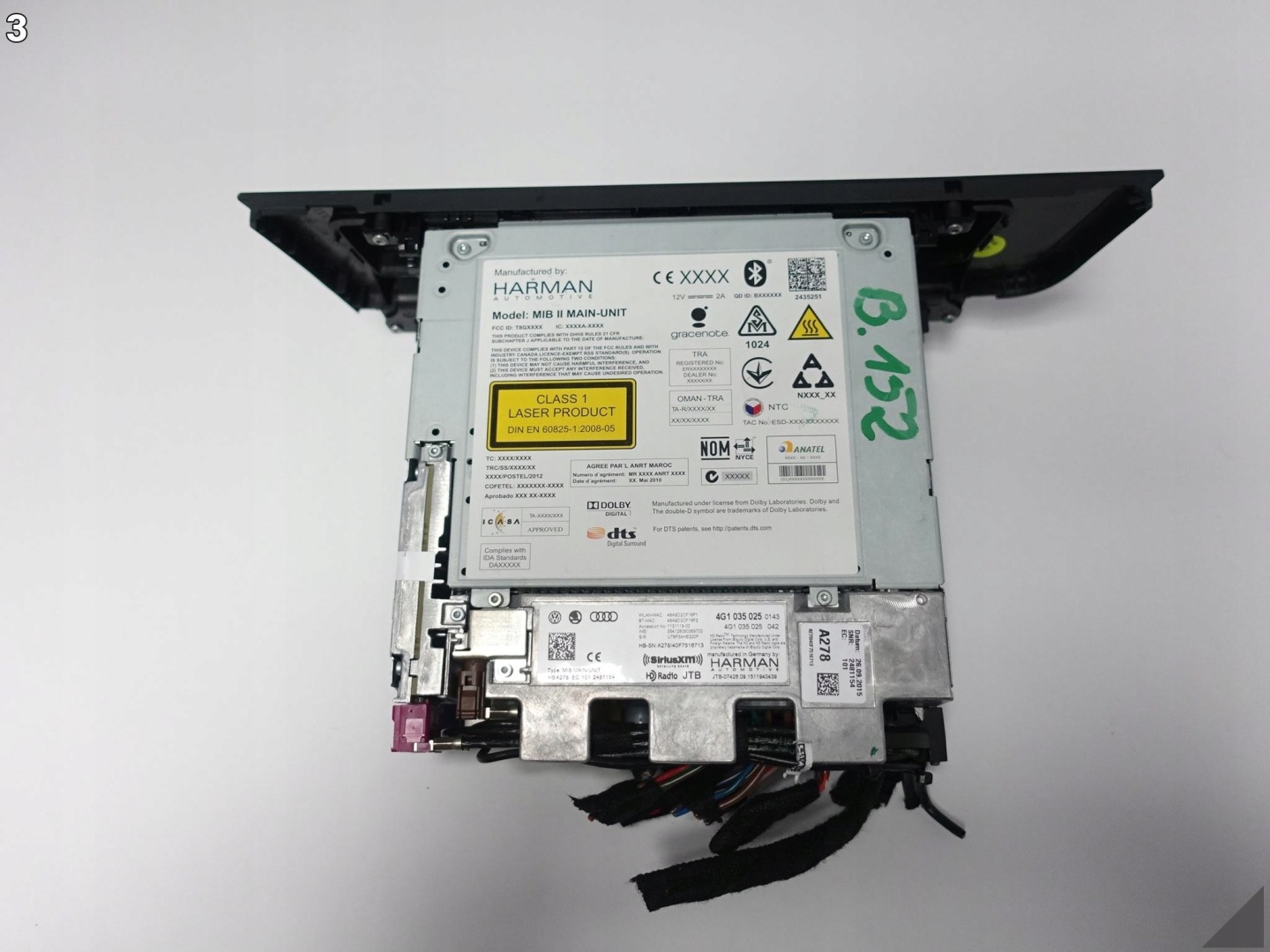 AUDI A7 A6 4G8 4G0 C7 LIFT 16-18 navigation player SIM SD MIB II MAIN-UNIT