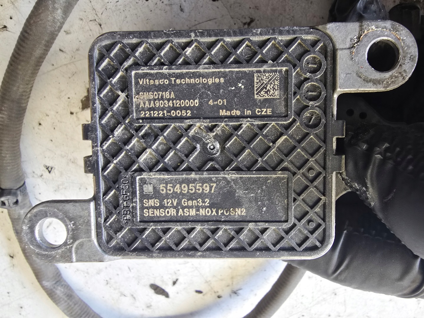 OPEL ASTRA K 5 V SONDA NOX ADBLUE Sensor TLENKU 55495597 1.6 CDTI