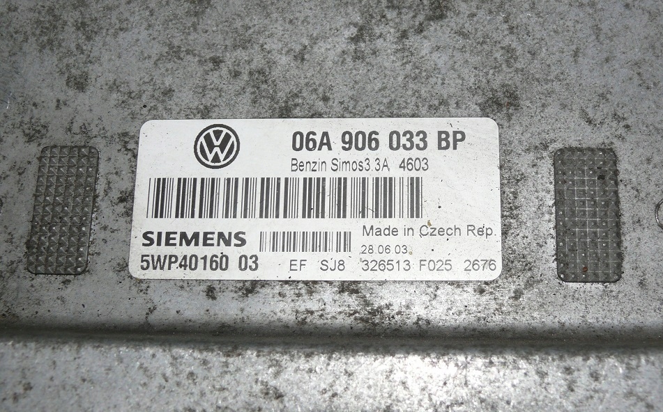 IMMOBILIZER computer ignition VW NEW BEETLE 1.6 16V BFS CABRIO 06A906033BP