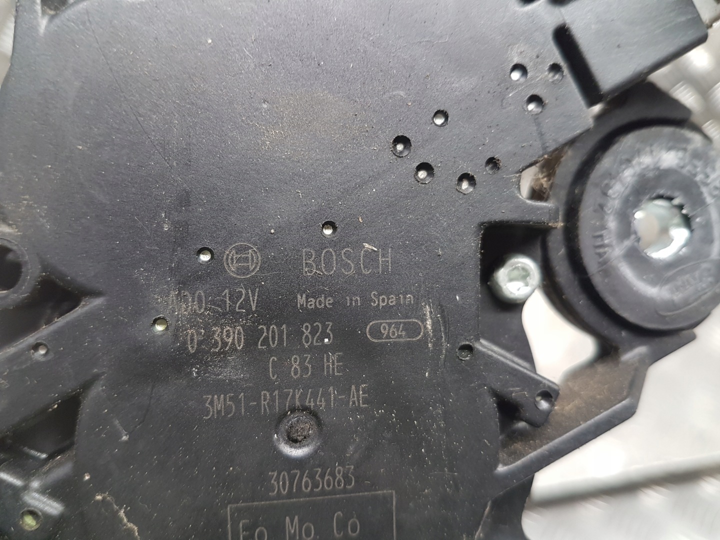 motor ablaktörlők hátsó VOLVO V50