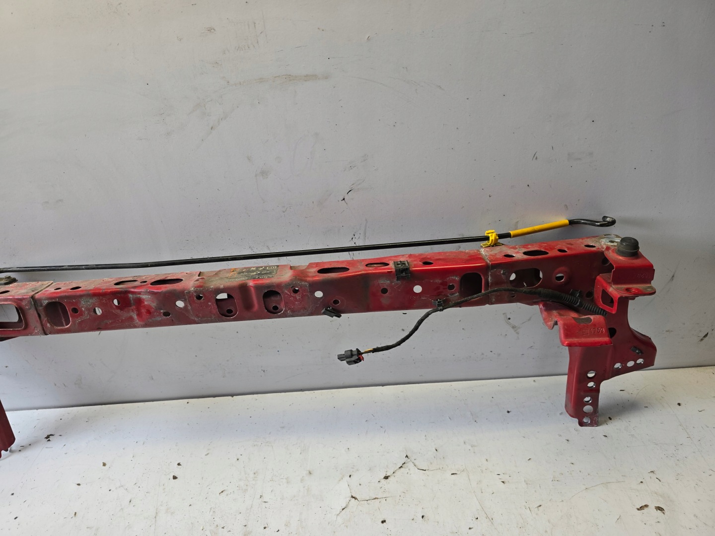 OPEL ASTRA K 5 V tension belt upper front pillar upper front red Z50S