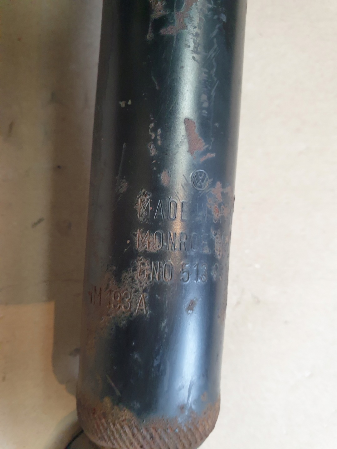 shock absorber rear right left VW POLO III 6N 6N0513031F original