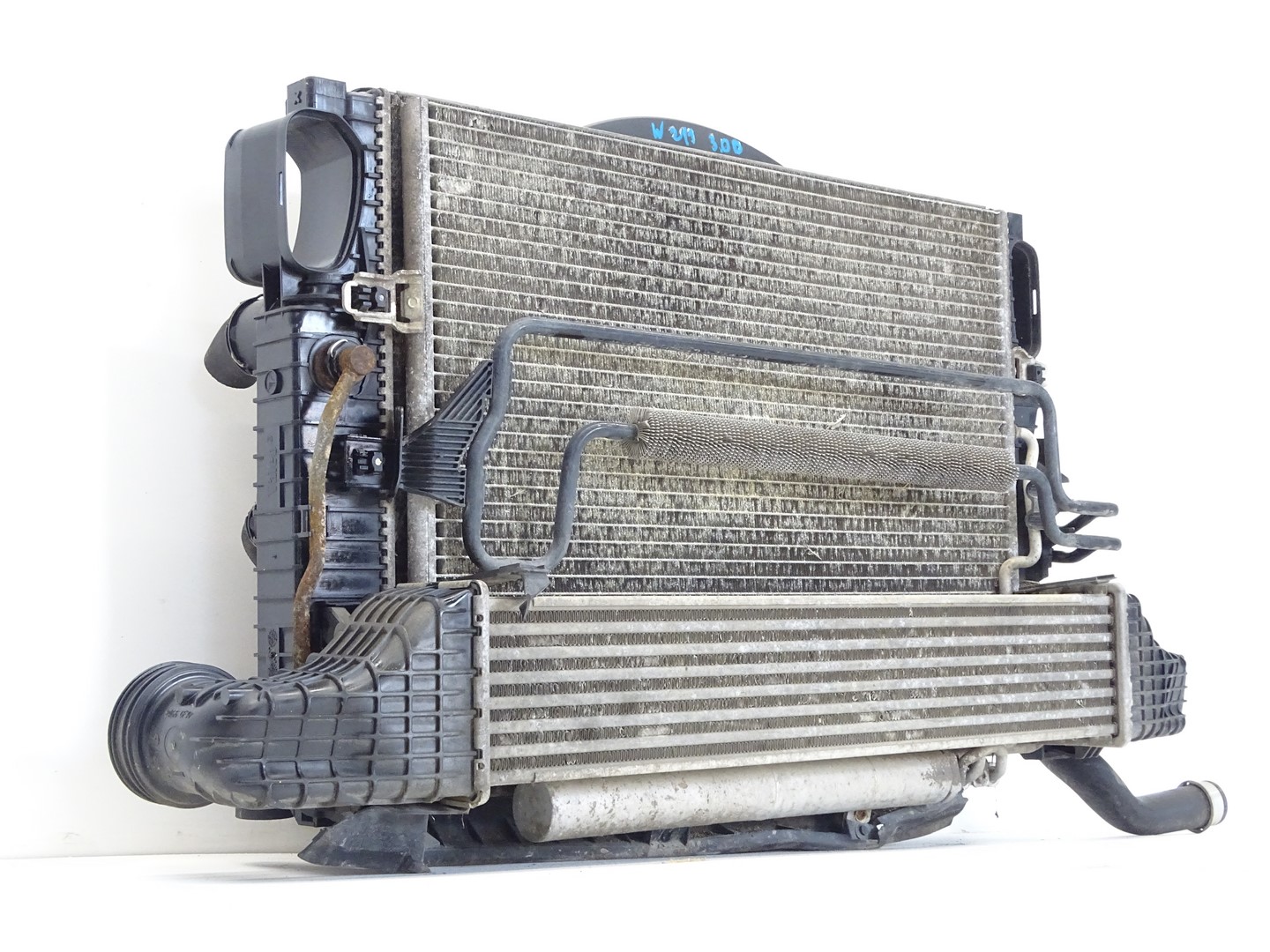 KOMPLET der Kühler Lüfter MERCEDES E W211 3.0 CDI A2115001693