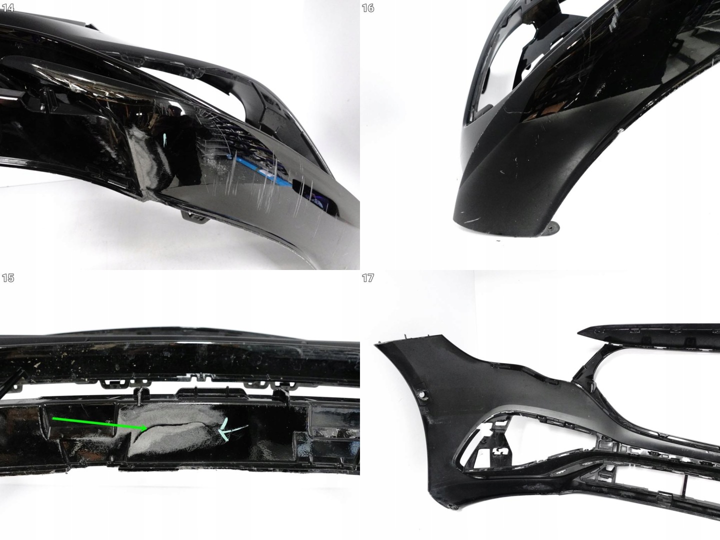 MERCEDES E-KLASA W214 S214 AMG LINE 23- bumper BUMPER front (PDC)