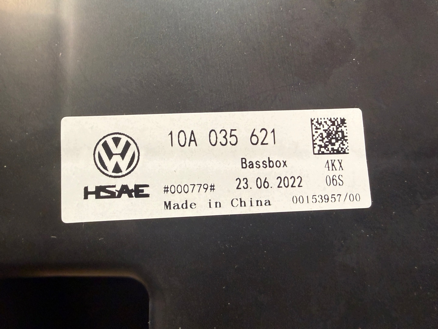 CUPRA BORN VW ID3 altoparlante SUBWOOFER 5FA035621
