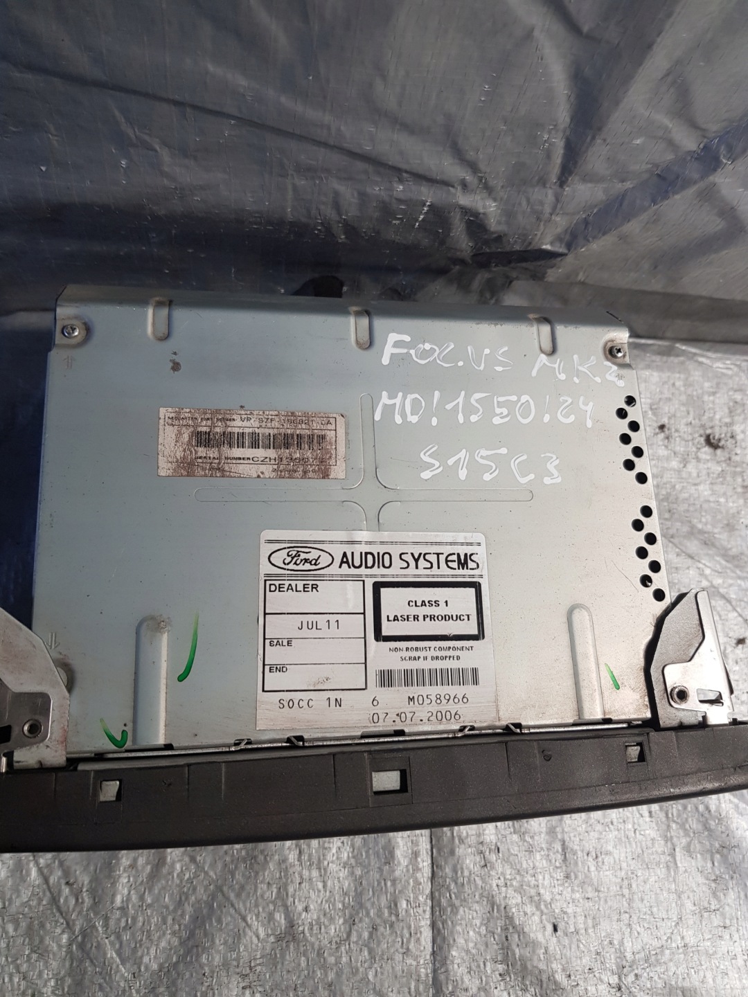 FORD FOCUS MK2 RADIO CD ORYGINALNE 4M5T18C815BK